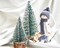 40Pcs Mini Christmas Candy Cane Decorations No Hole Miniature Fake Polymer Clay Candy Canes Charms Embellishments for Craft Gift Party Decor Supplies (Mixed Color)